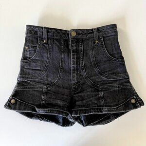 Judi Rosen - Black Denim Shorts - GBU - XS